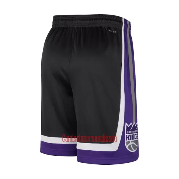 Calções NBA Sacramento Kings Icon Edition Swingman Preto