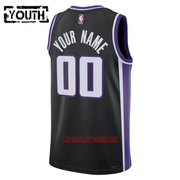 Camisolas Sacramento Kings Criança Icon Edition 23/24 Swingman Preto