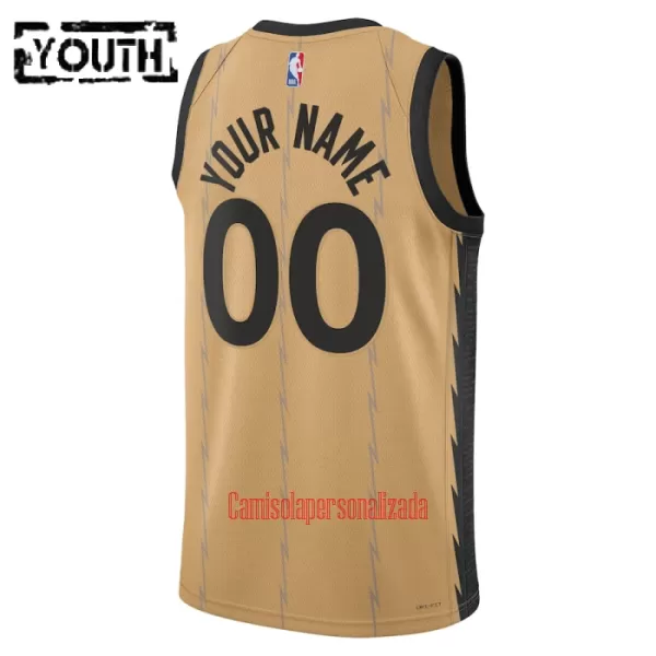 Camisolas Toronto Raptors Criança City Edition 23/24 Swingman Ouro