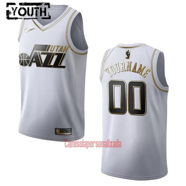 Camisolas Utah Jazz Criança Golden Edition Swingman Branco