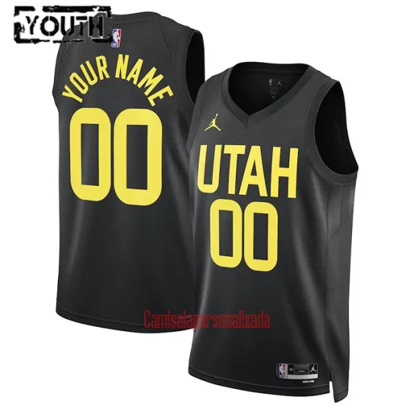 Camisolas Utah Jazz Criança Statement Edition 23/24 Swingman Preto