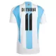 Camisolas Argentina Ángel Di María 11 Equipamento Principal 2024