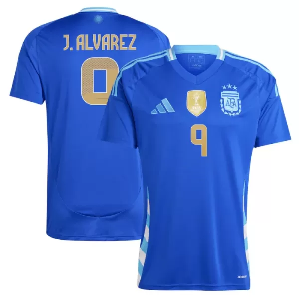 Camisolas Argentina Julián Álvarez 9 Equipamento Alternativo 2024