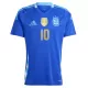 Camisolas Argentina Lionel Messi 10 Criança Equipamento Alternativo 2024