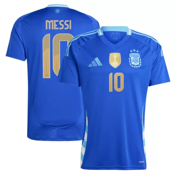 Camisolas Argentina Lionel Messi 10 Equipamento Alternativo 2024