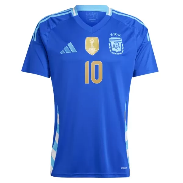 Camisolas Argentina Lionel Messi 10 Equipamento Alternativo 2024