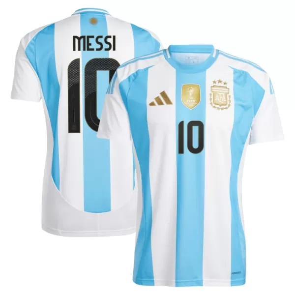 Camisolas Argentina Lionel Messi 10 Equipamento Principal 2024