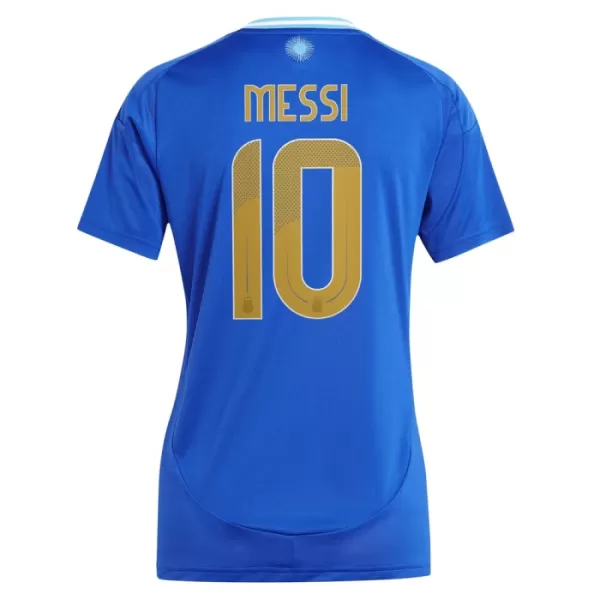 Camisolas Argentina Lionel Messi 10 Mulher Equipamento Alternativo 2024