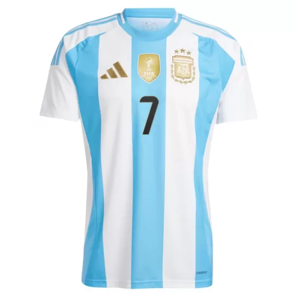 Camisolas Argentina Rodrigo de Paul 7 Equipamento Principal 2024