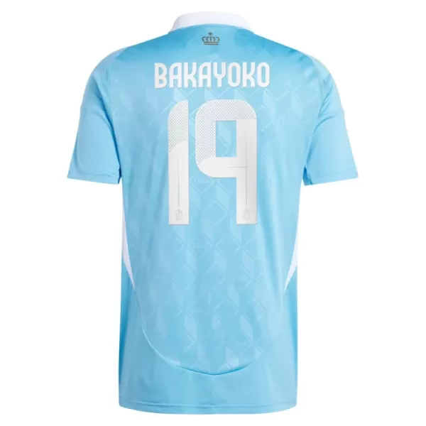 Camisolas Bélgica Bakayoko 19 Equipamento Alternativo Euro 2024