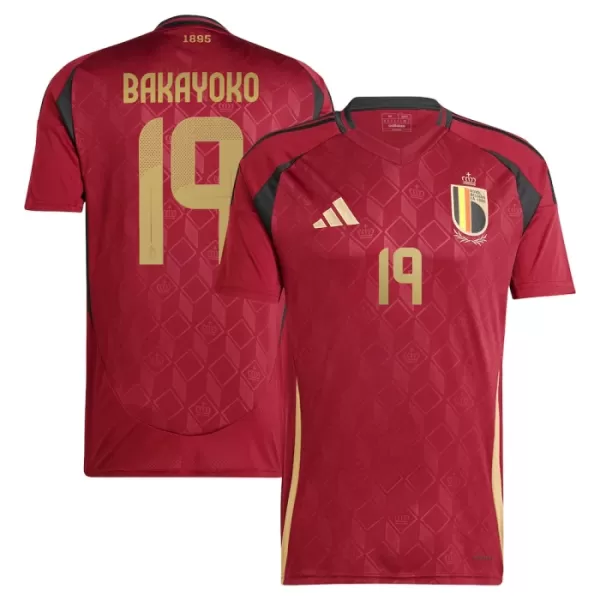 Camisolas Bélgica Bakayoko 19 Equipamento Principal Euro 2024