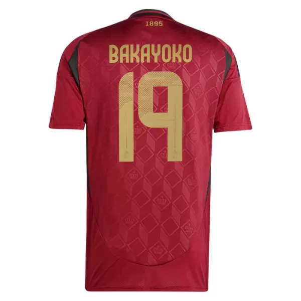 Camisolas Bélgica Bakayoko 19 Equipamento Principal Euro 2024