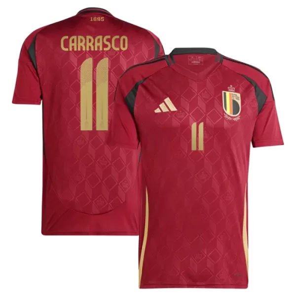 Camisolas Bélgica Carrasco 11 Equipamento Principal Euro 2024