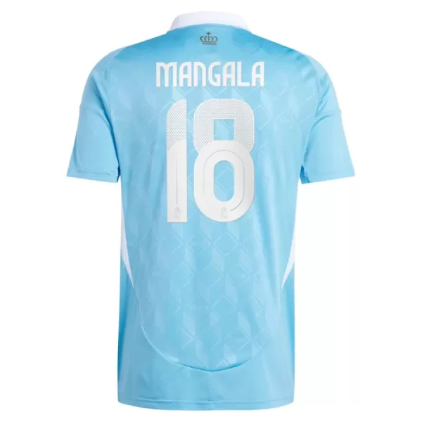 Camisolas Bélgica Mangala 18 Equipamento Alternativo Euro 2024