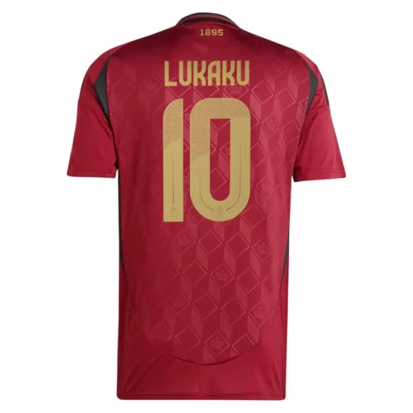 Camisolas Bélgica Romelu Lukaku 10 Equipamento Principal Euro 2024