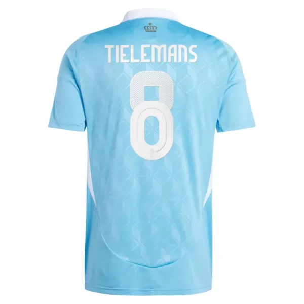 Camisolas Bélgica Tielemans 8 Equipamento Alternativo Euro 2024