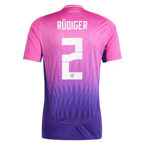 Camisolas Alemanha Antonio Rudiger 2 Equipamento Alternativo Euro 2024