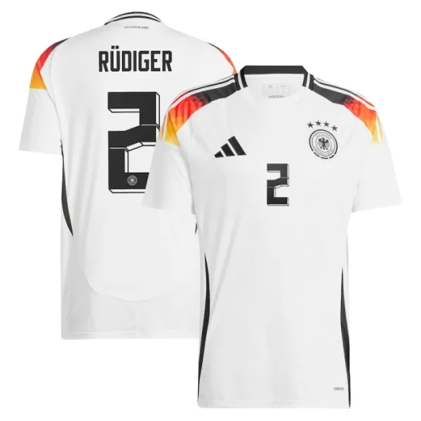 Camisolas Alemanha Antonio Rudiger 2 Equipamento Principal Euro 2024