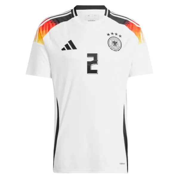 Camisolas Alemanha Antonio Rudiger 2 Equipamento Principal Euro 2024