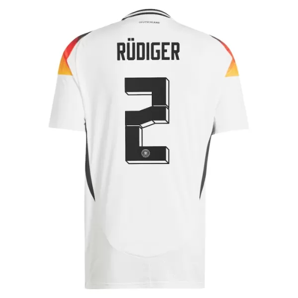 Camisolas Alemanha Antonio Rudiger 2 Equipamento Principal Euro 2024