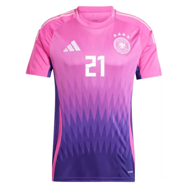 Camisolas Alemanha Ilkay Gündogan 21 Equipamento Alternativo Euro 2024