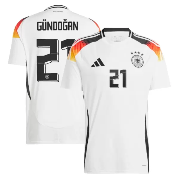 Camisolas Alemanha Ilkay Gündogan 21 Equipamento Principal Euro 2024