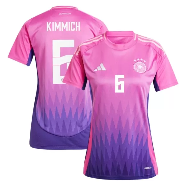 Camisolas Alemanha Joshua Kimmich 6 Mulher Equipamento Alternativo Euro 2024