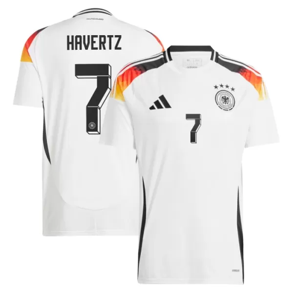 Camisolas Alemanha Kai Havertz 7 Equipamento Principal Euro 2024