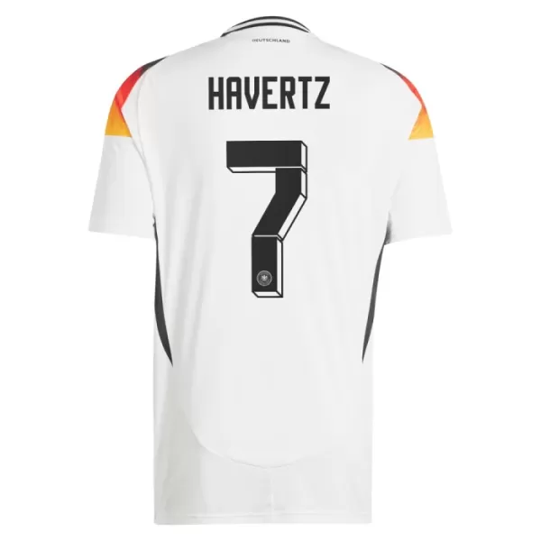 Camisolas Alemanha Kai Havertz 7 Equipamento Principal Euro 2024