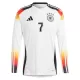 Camisolas Alemanha Kai Havertz 7 Equipamento Principal Euro 2024 Manga Comprida