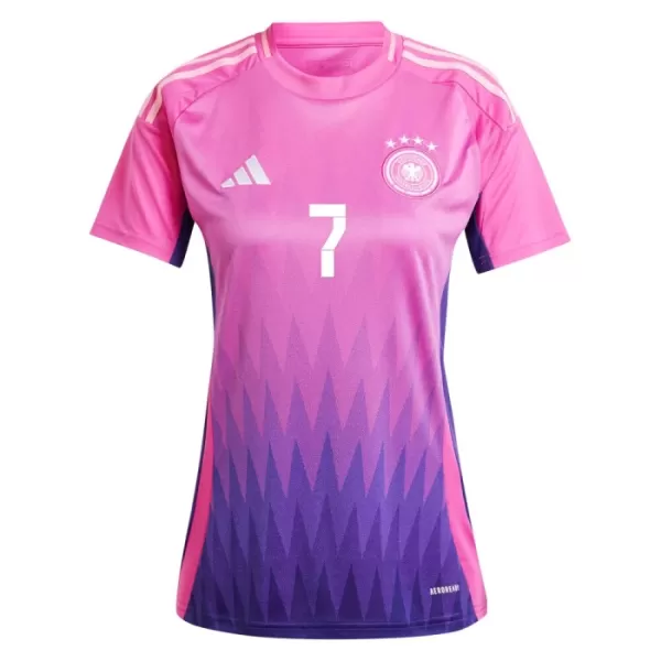 Camisolas Alemanha Kai Havertz 7 Mulher Equipamento Alternativo Euro 2024