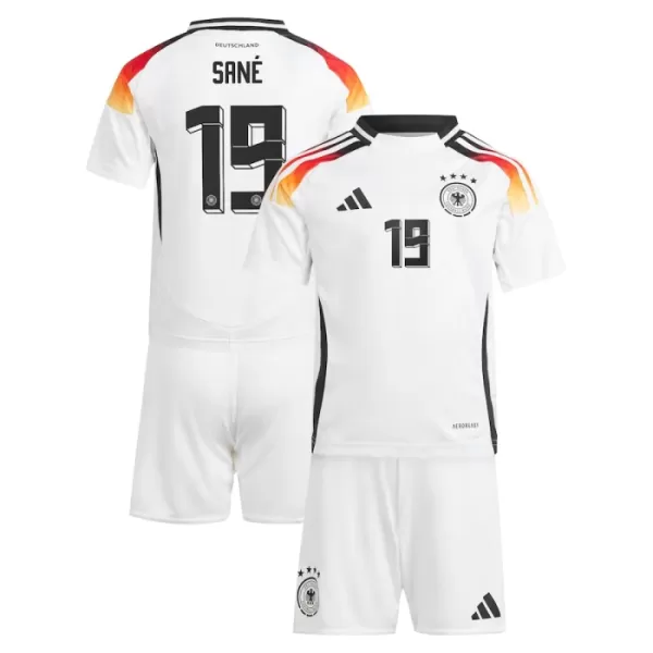 Camisolas Alemanha Leroy Sané 19 Criança Equipamento Principal Euro 2024