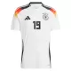 Camisolas Alemanha Leroy Sané 19 Equipamento Principal Euro 2024