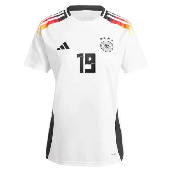 Camisolas Alemanha Leroy Sané 19 Mulher Equipamento Principal Euro 2024