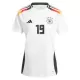 Camisolas Alemanha Leroy Sané 19 Mulher Equipamento Principal Euro 2024