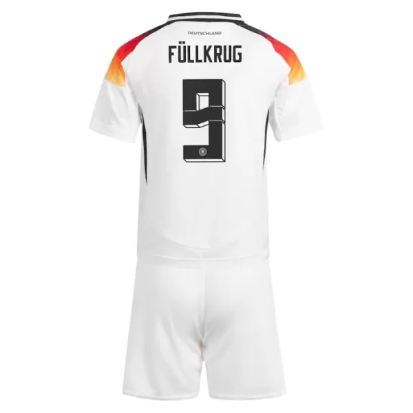 Camisolas Alemanha Niclas Fullkrug 9 Criança Equipamento Principal Euro 2024