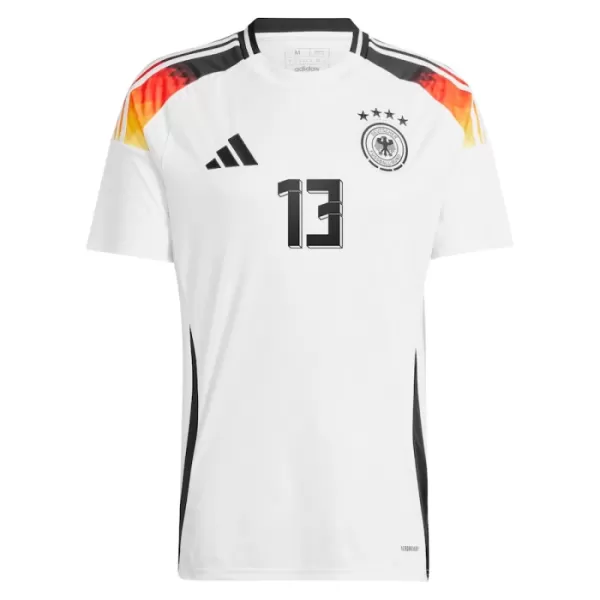 Camisolas Alemanha Thomas Müller 13 Equipamento Principal Euro 2024