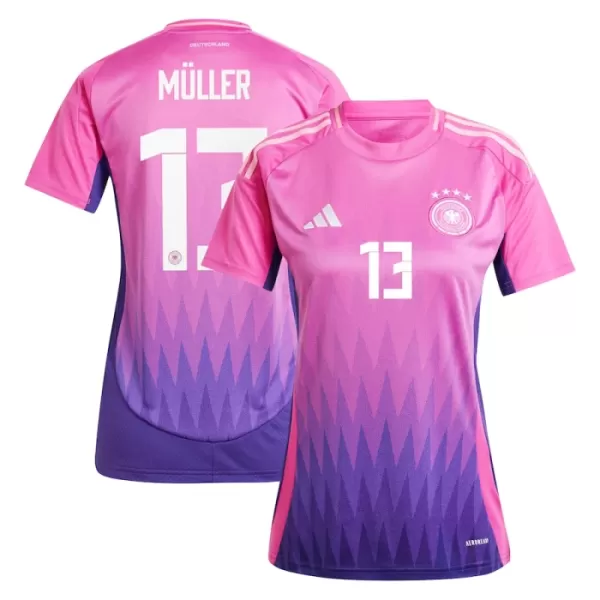 Camisolas Alemanha Thomas Müller 13 Mulher Equipamento Alternativo Euro 2024