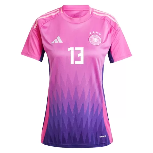 Camisolas Alemanha Thomas Müller 13 Mulher Equipamento Alternativo Euro 2024