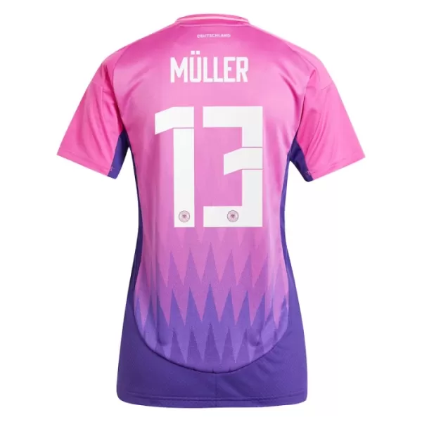 Camisolas Alemanha Thomas Müller 13 Mulher Equipamento Alternativo Euro 2024