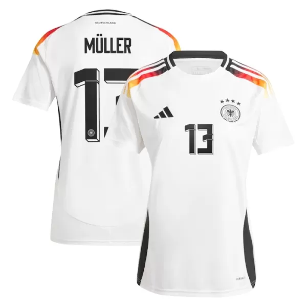 Camisolas Alemanha Thomas Müller 13 Mulher Equipamento Principal Euro 2024