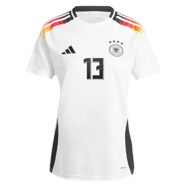 Camisolas Alemanha Thomas Müller 13 Mulher Equipamento Principal Euro 2024