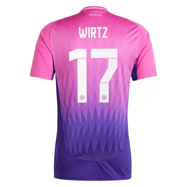 Camisolas Alemanha Wirtz 17 Equipamento Alternativo Euro 2024