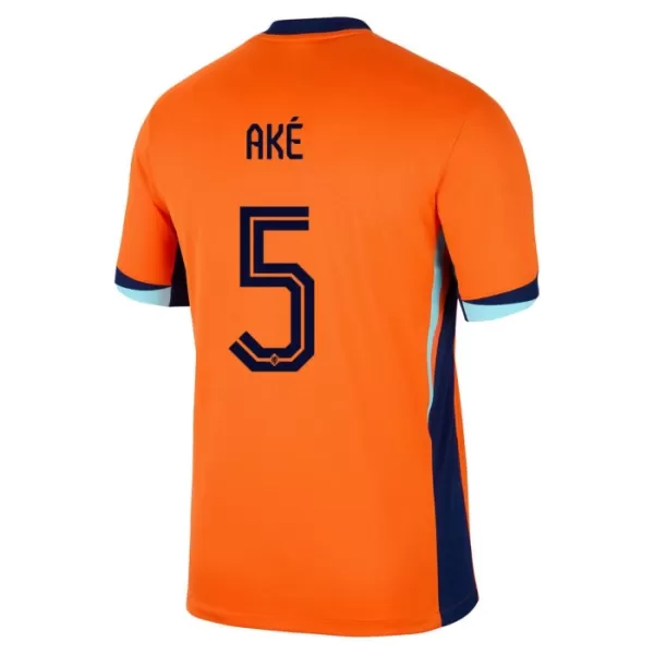 Camisolas Holanda Ake 5 Equipamento Principal Euro 2024