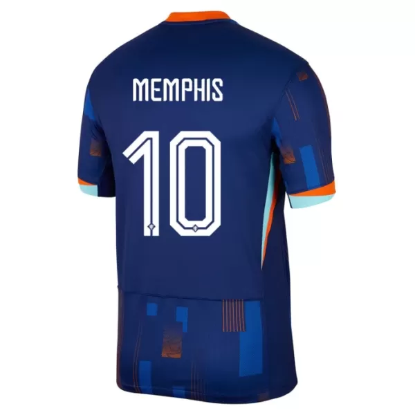 Camisolas Holanda Memphis 10 Equipamento Alternativo Euro 2024