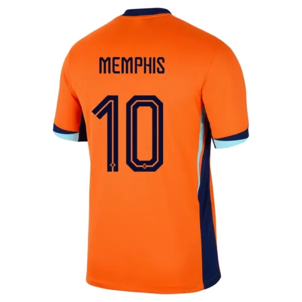 Camisolas Holanda Memphis 10 Equipamento Principal Euro 2024