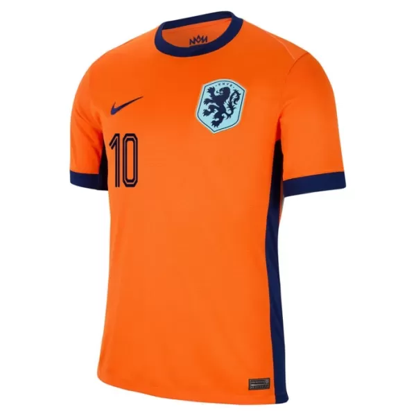 Camisolas Holanda Memphis 10 Equipamento Principal Euro 2024