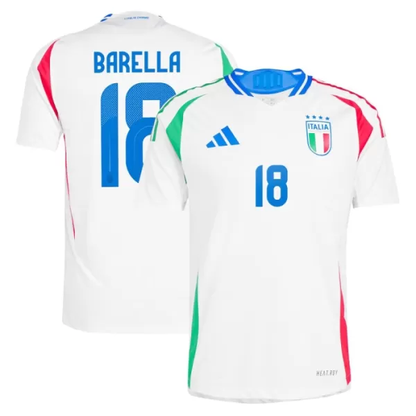 Camisolas Itália Barella 18 Equipamento Alternativo Euro 2024