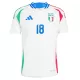 Camisolas Itália Barella 18 Equipamento Alternativo Euro 2024