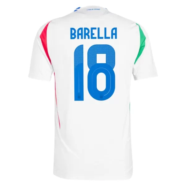 Camisolas Itália Barella 18 Equipamento Alternativo Euro 2024